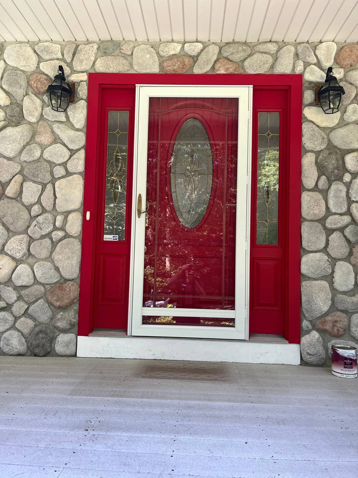Stunning Home Transformation with Vibrant Door