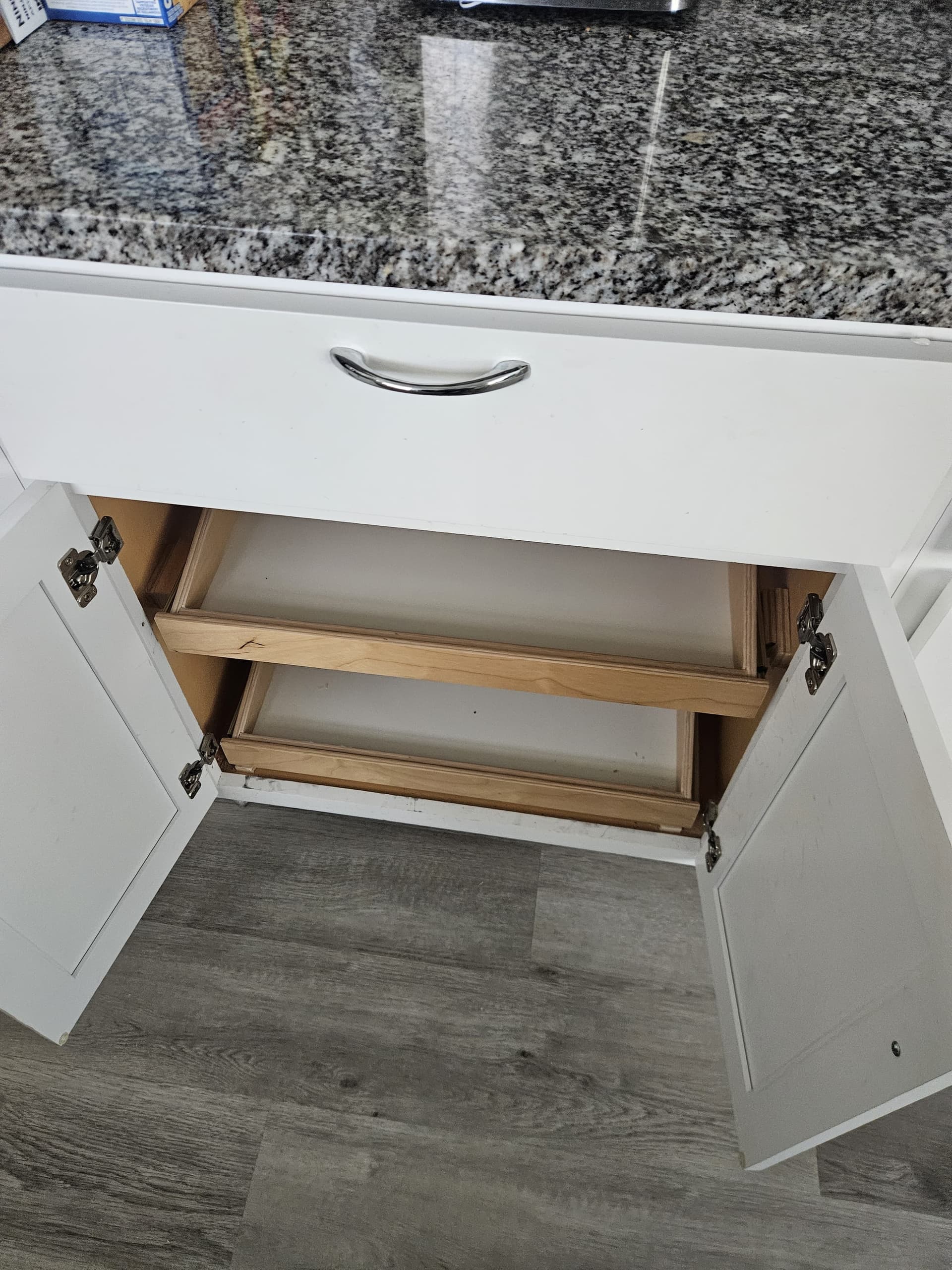 Gallery photos for Enhanced Kitchen Storage with Custom Pull-Out Shelves: Image #1