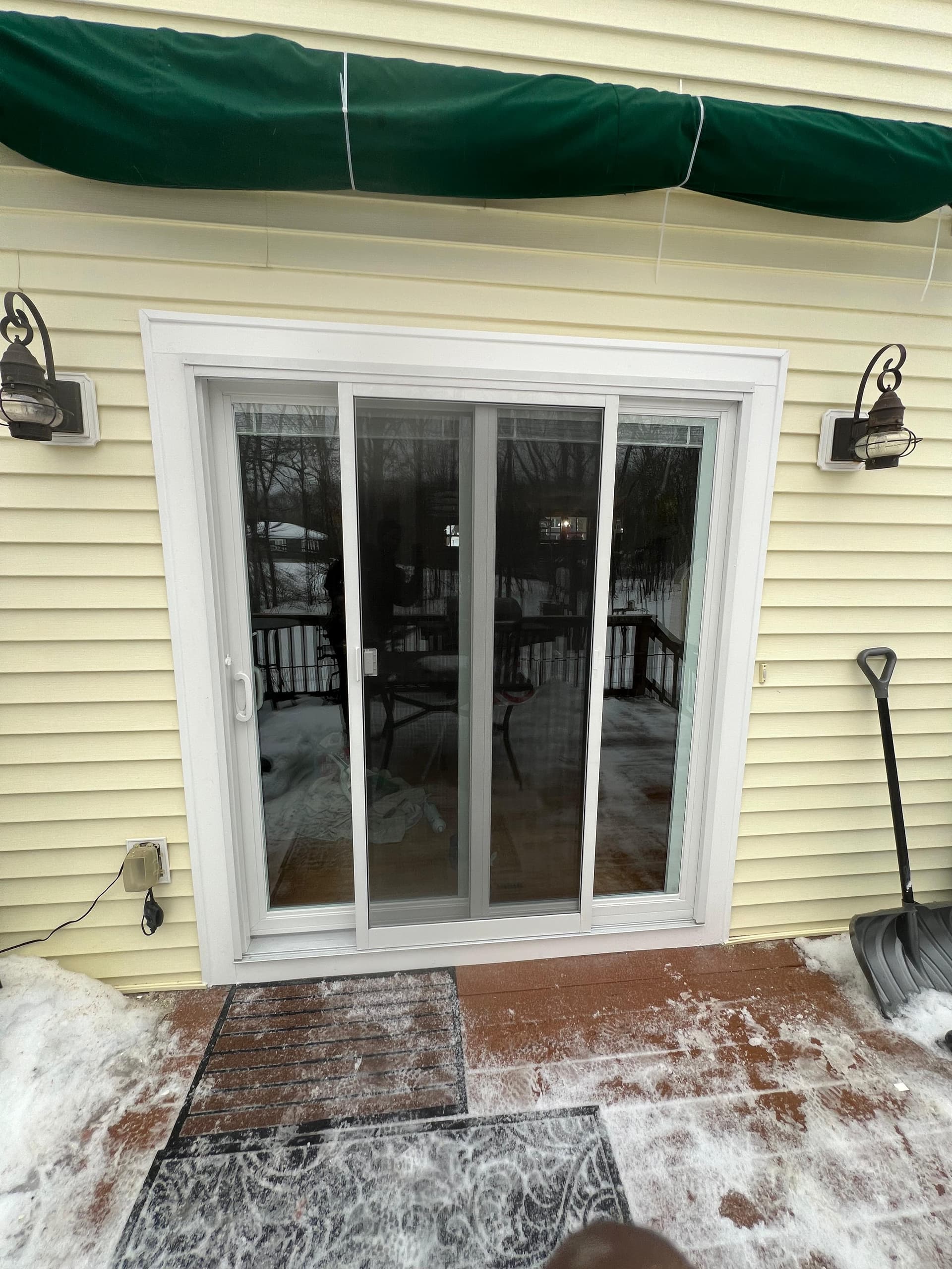 Gallery photos for Cozy Winter Home Improvements with New Doors and Lighting: Image #1